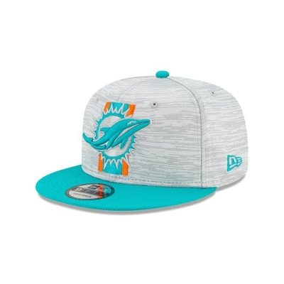 Miami Dolphins Gorra | New Era Official NFL Training 9fifty Snapback Cap Mexico - Azules